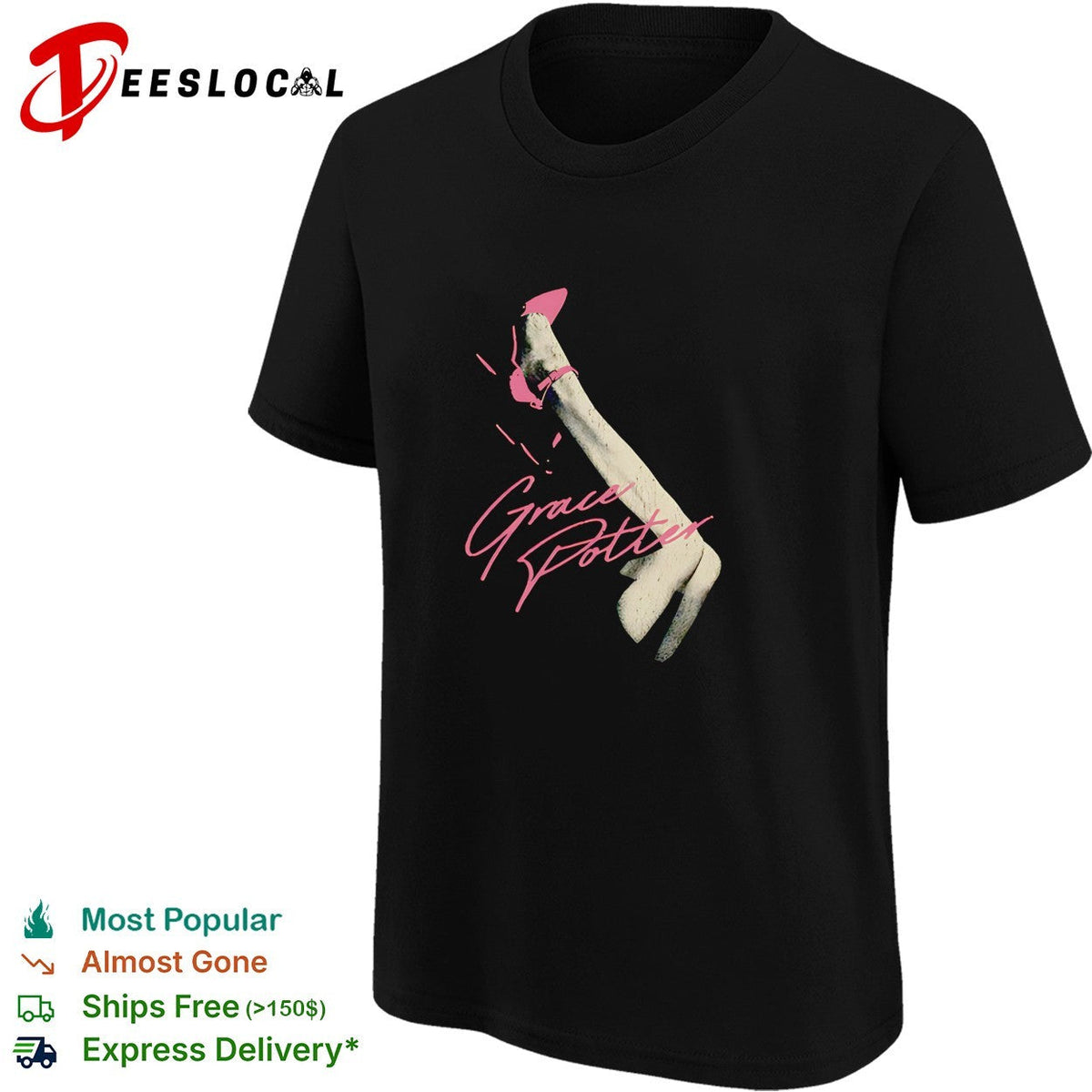 Female vocalist hand butterfly script signature elegant concert art shirt Unisex