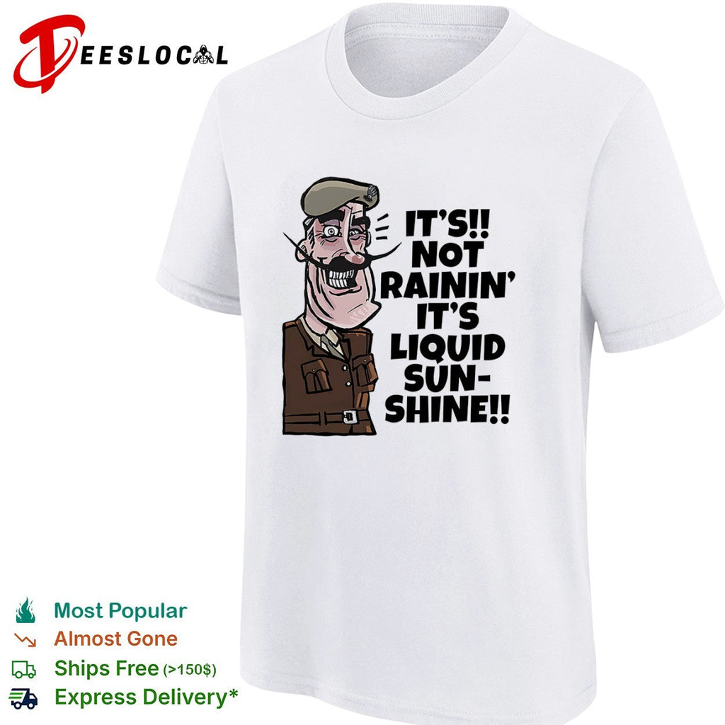 Field Marshal Montgomery It is not rainin it is liquid sunshine British Army shirt Unisex