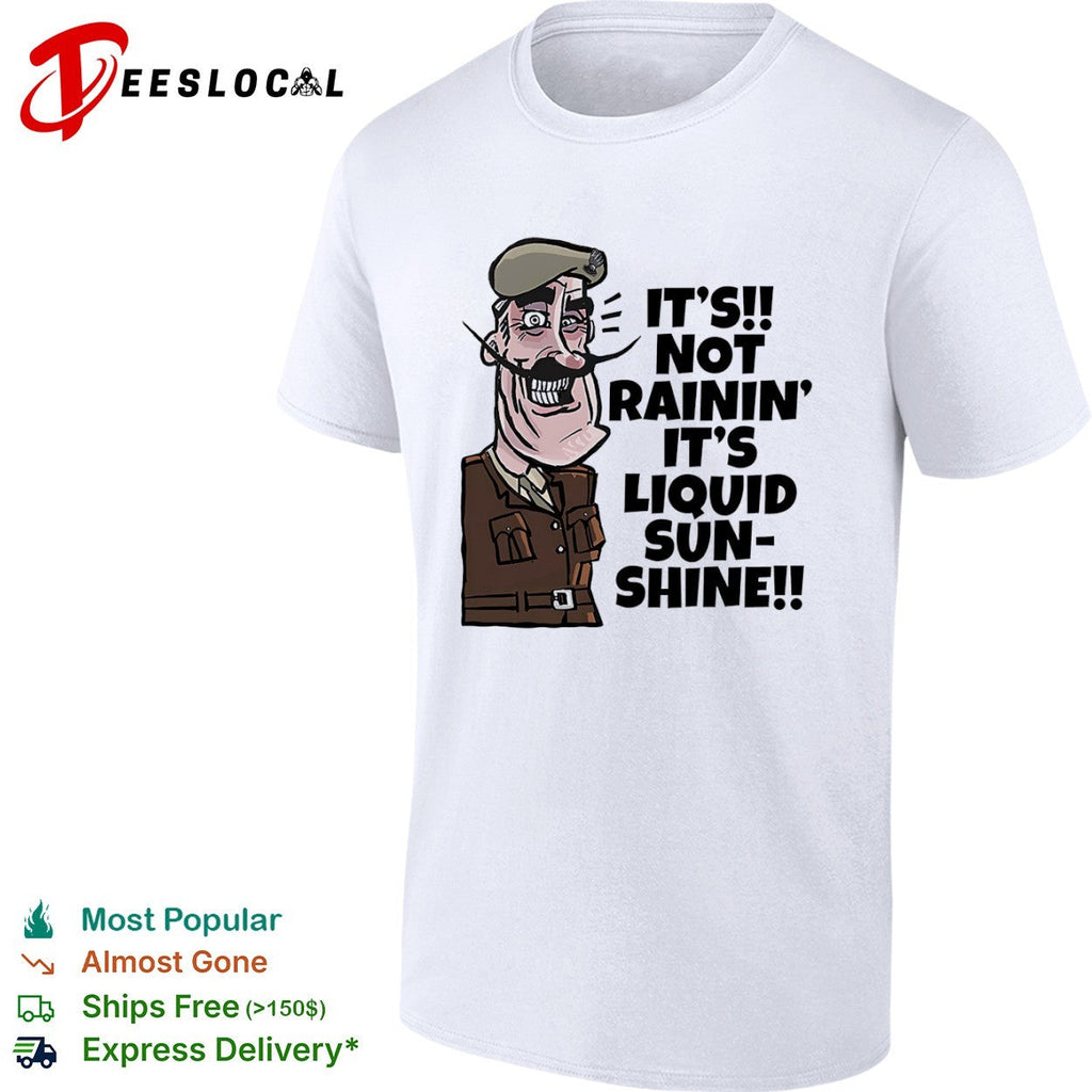 Field Marshal Montgomery It is not rainin it is liquid sunshine British Army shirt Unisex