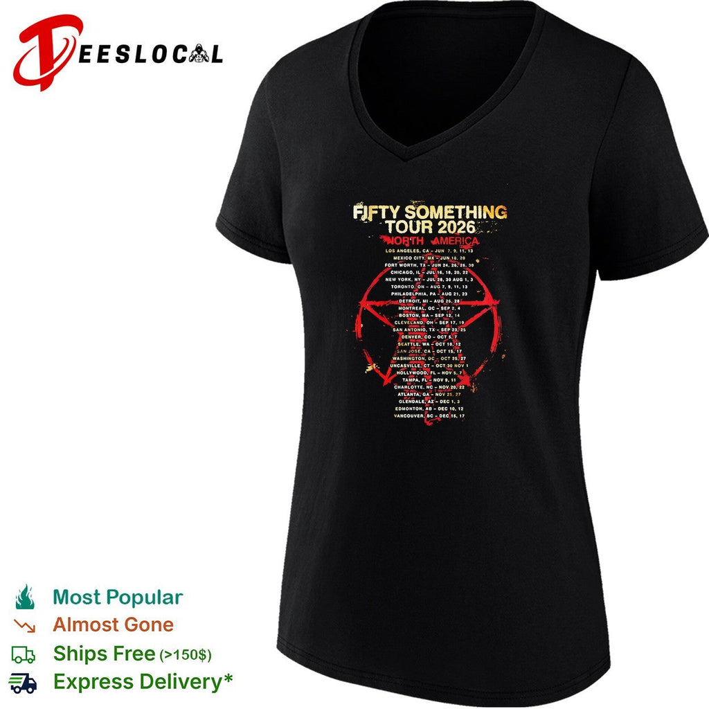 Fifty Something Tour 2026 North America concert dates rock music band tour shirt Unisex