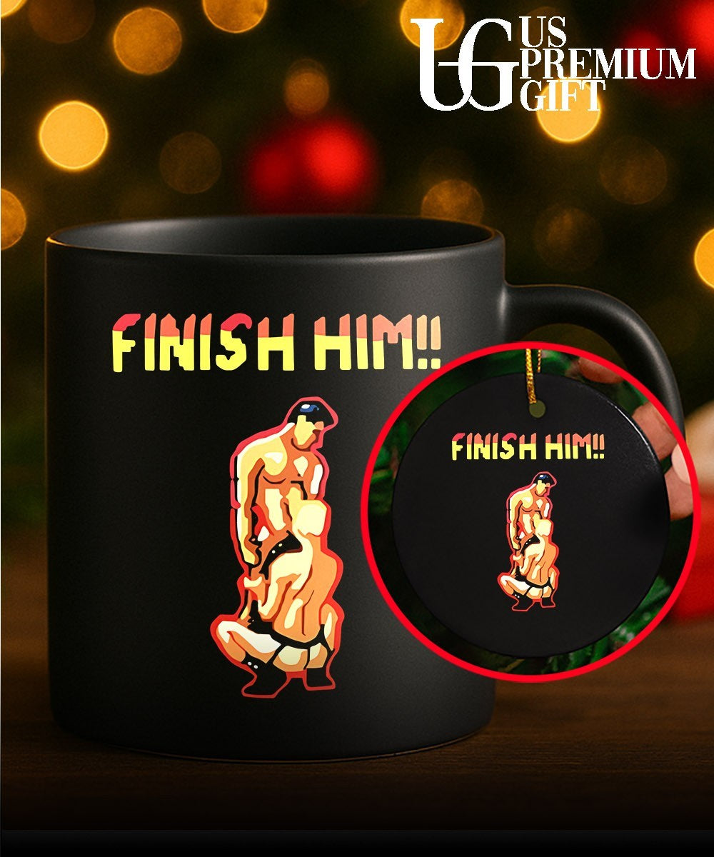 Finish Him Mortal Kombat Gaming Fighting Game shirt Unisex