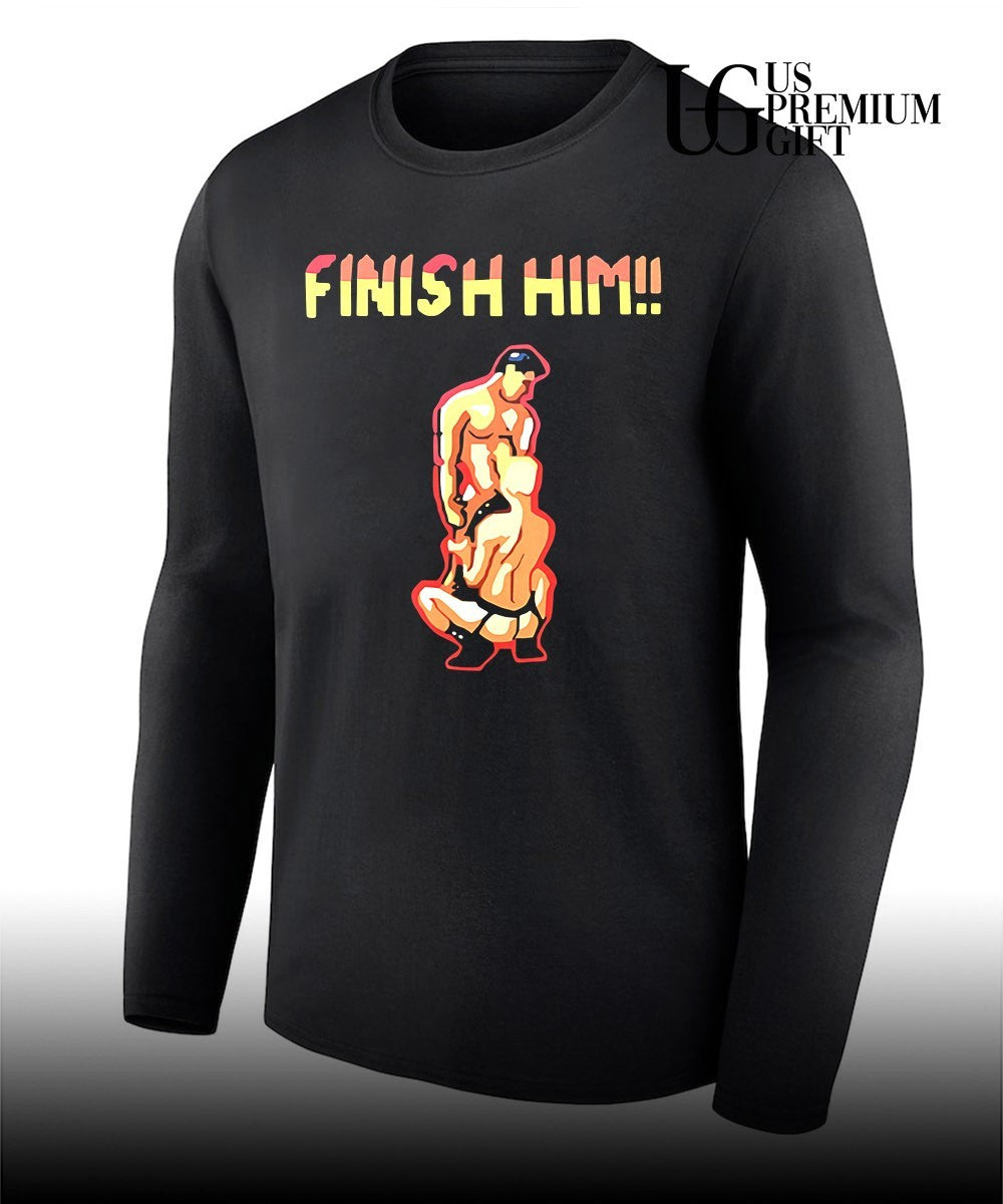 Finish Him Mortal Kombat Gaming Fighting Game shirt Unisex