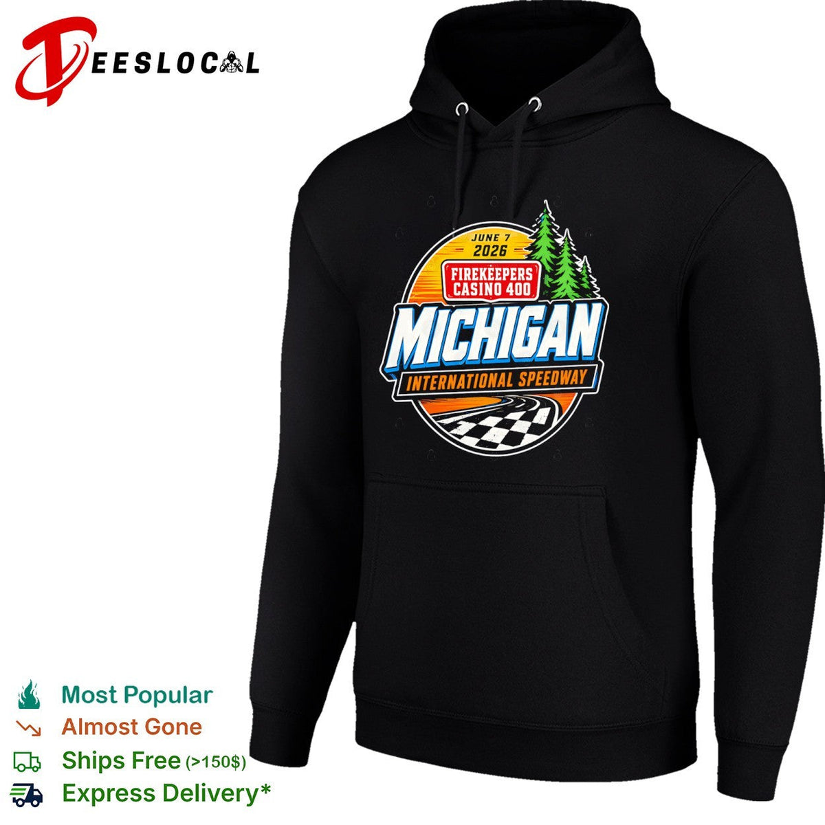 Firekeepers Casino 400 June 7 2026 Michigan International Speedway NASCAR shirt Unisex