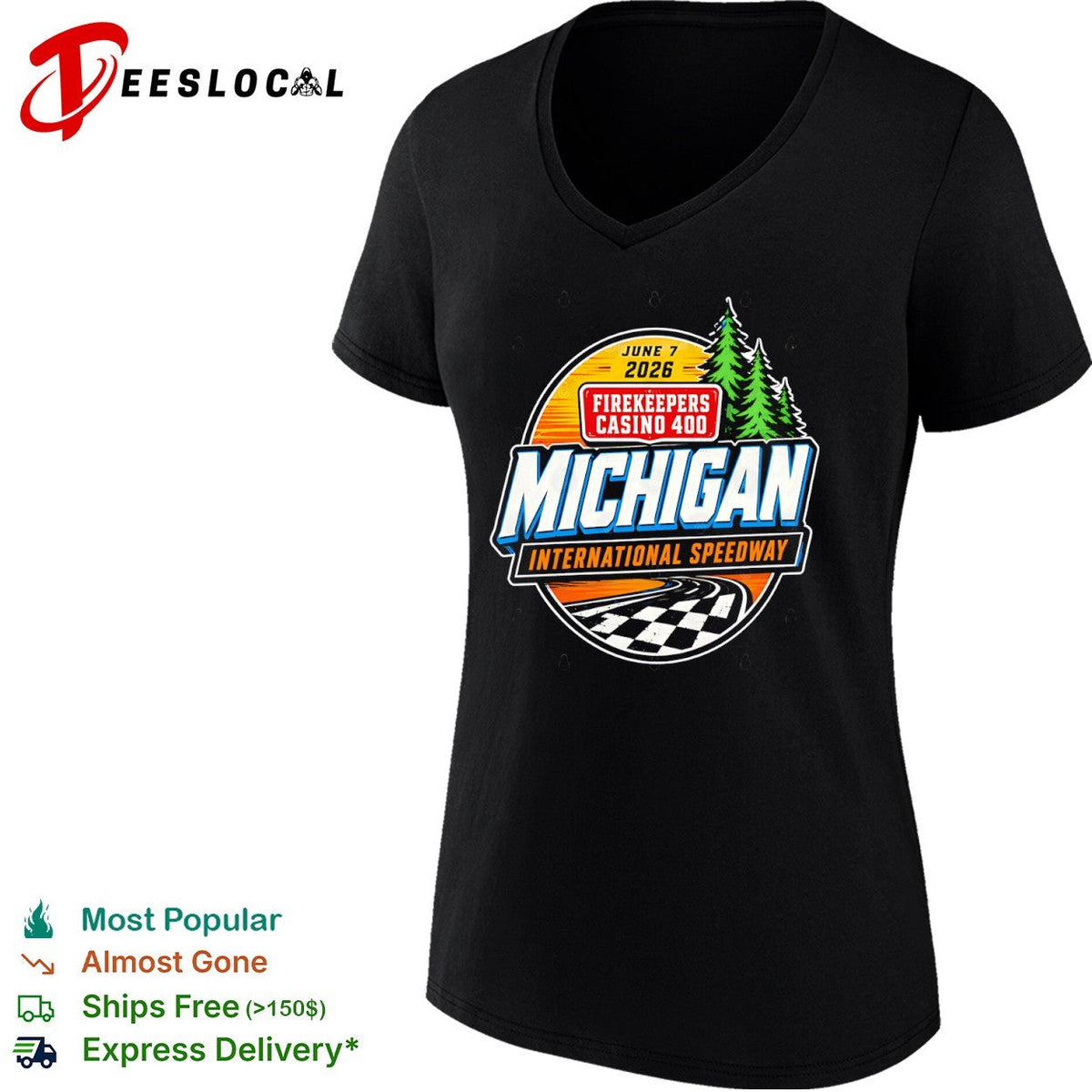 Firekeepers Casino 400 June 7 2026 Michigan International Speedway NASCAR shirt Unisex