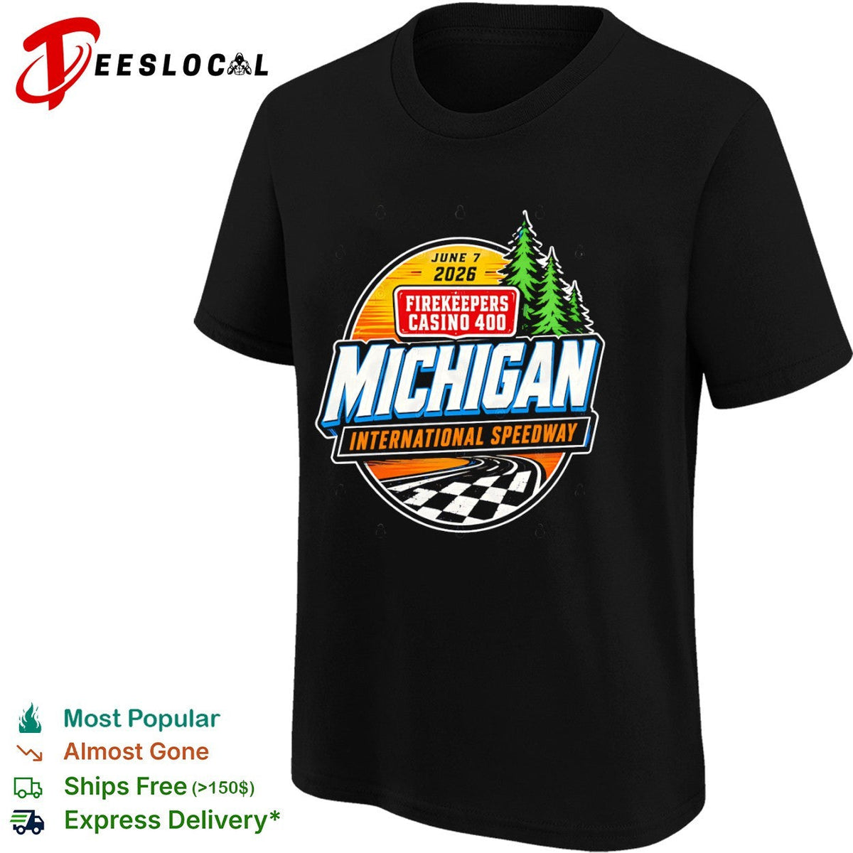 Firekeepers Casino 400 June 7 2026 Michigan International Speedway NASCAR shirt Unisex