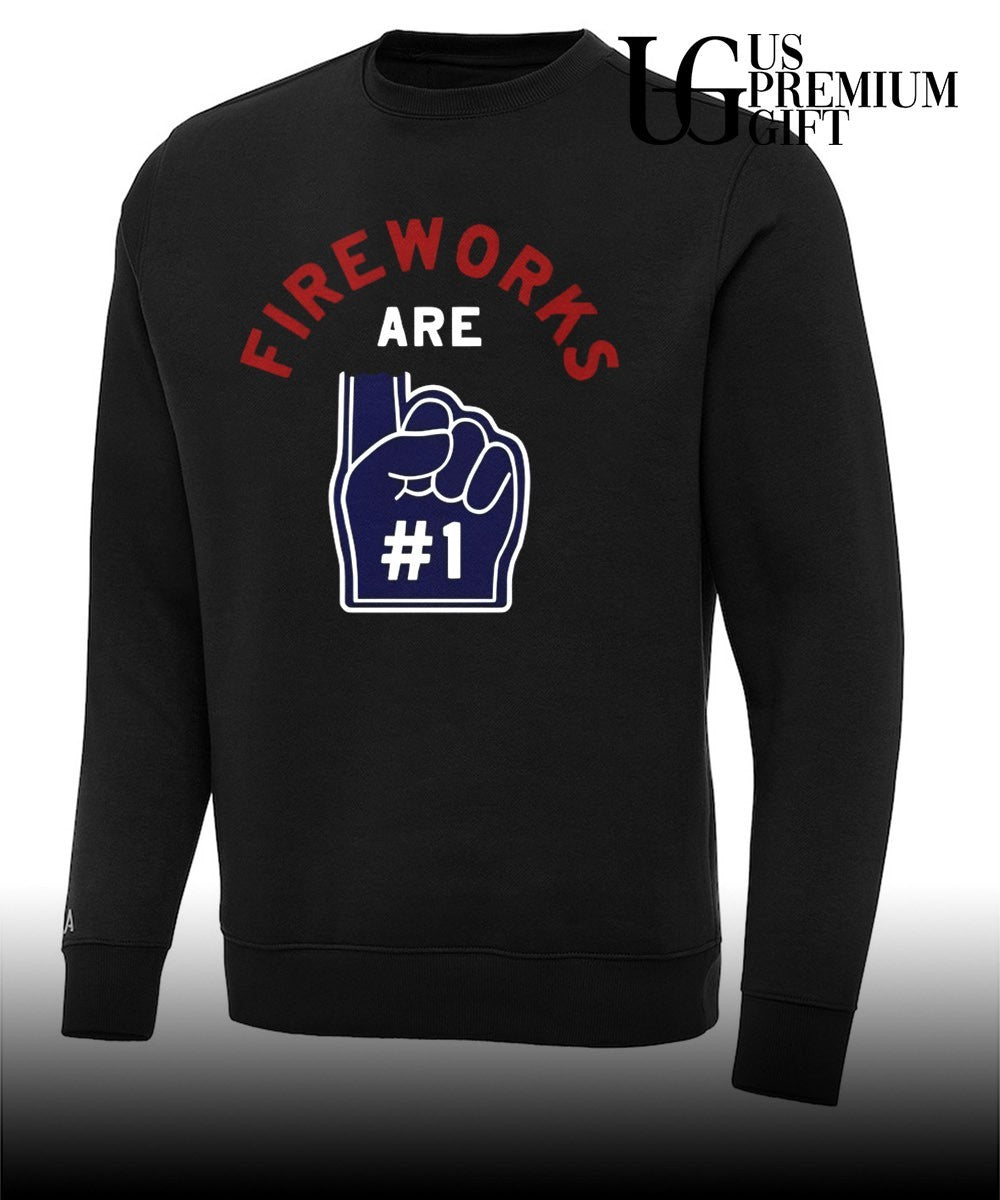 Fireworks are number 1 Foam Finger 4th Of July shirt Unisex