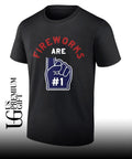 Fireworks are number 1 Foam Finger 4th Of July shirt Unisex