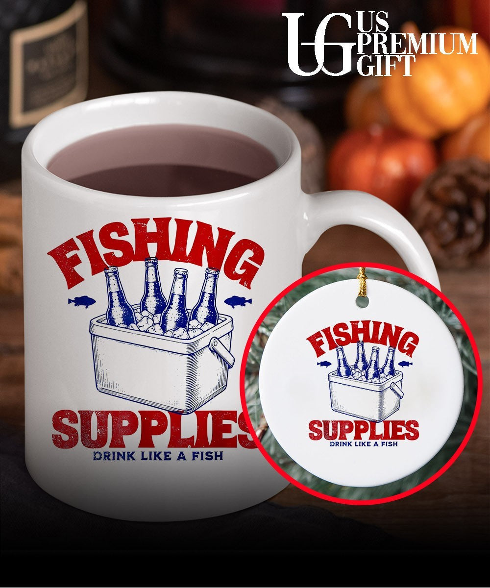 Fishing supplies drink like a fish shirt Unisex