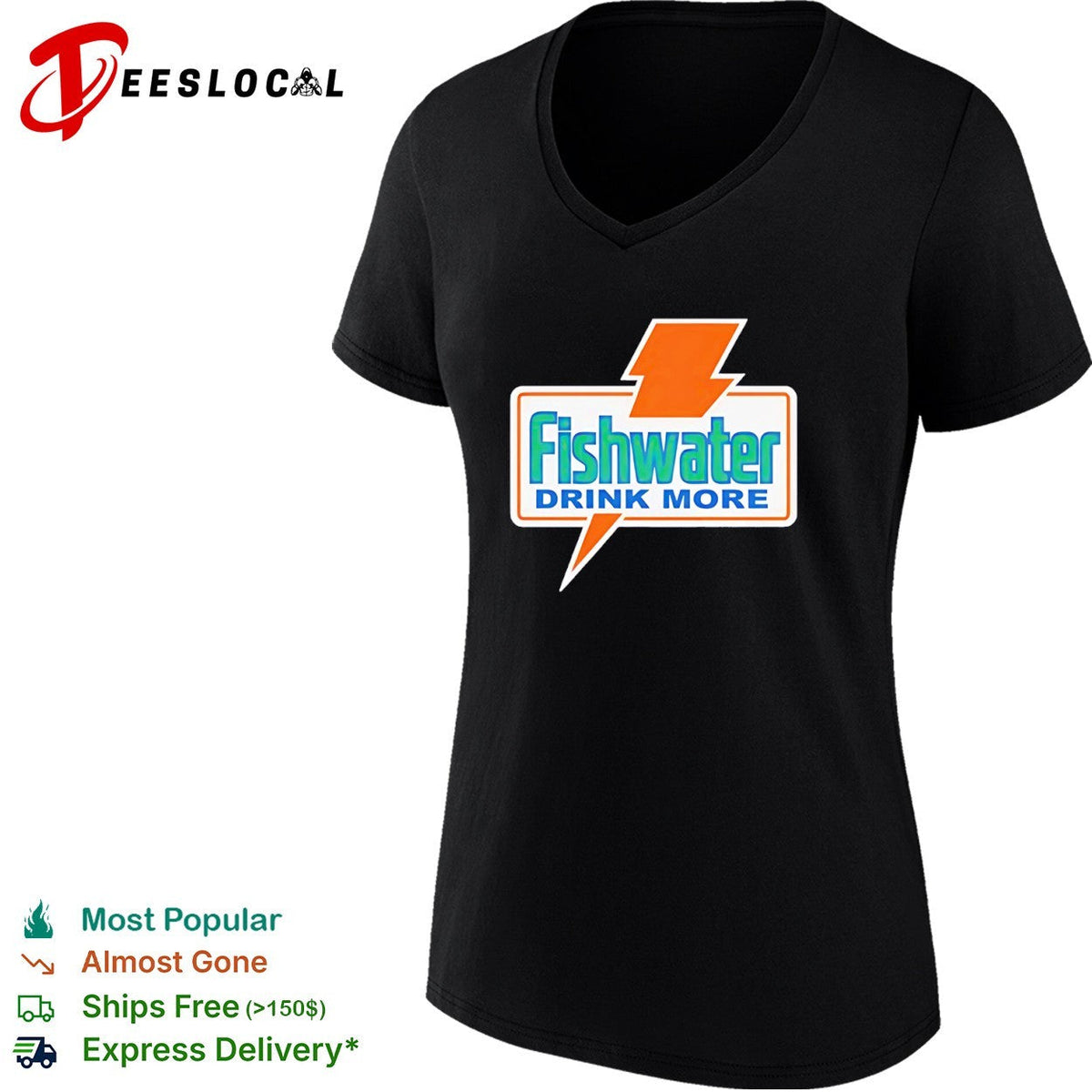 Fishwater Drink More Shirt Unisex