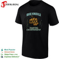 Fist lightning bare knuckle fighting championship bold poster shirt Unisex