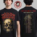 Fit For An Autopsy Into Oblivion Tour North America 2026 Merch Tee Skull With Dates Back