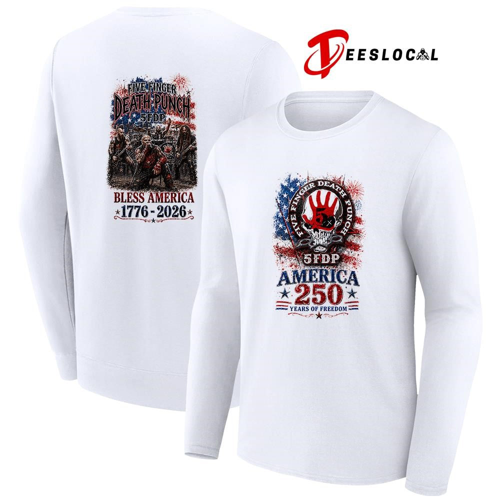 Five Finger Death Punch 5FDP bless America 250 years of freedom shirt Unisex