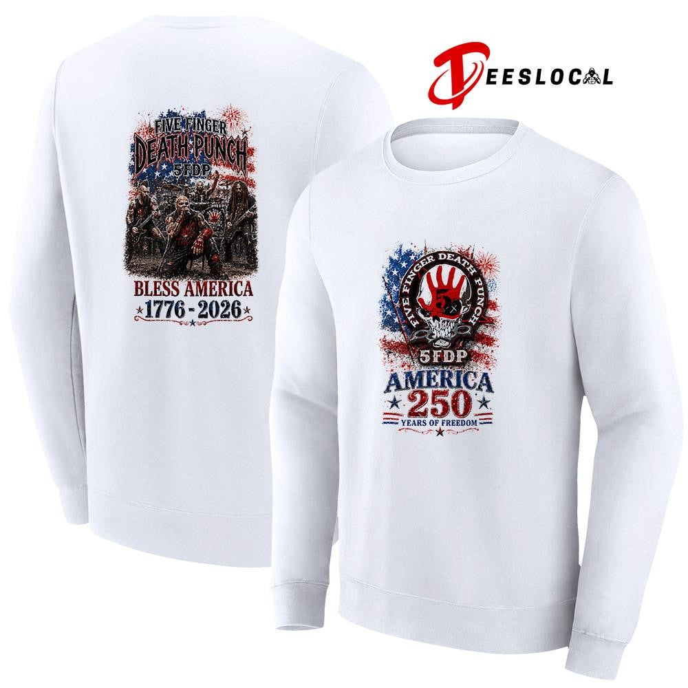 Five Finger Death Punch 5FDP bless America 250 years of freedom shirt Unisex