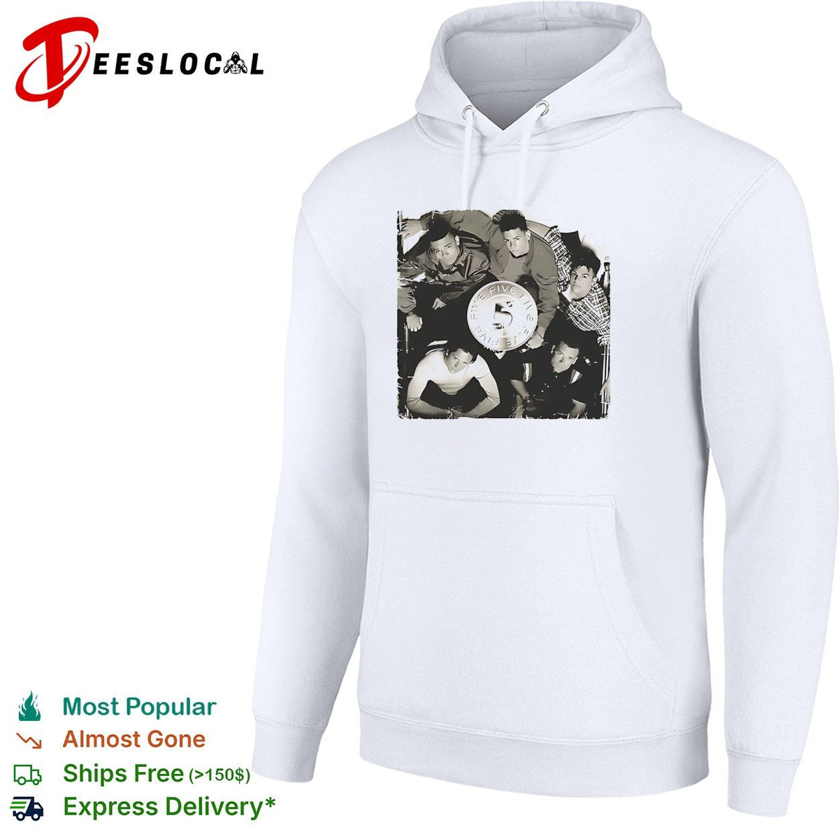 Five band photo shirt Unisex