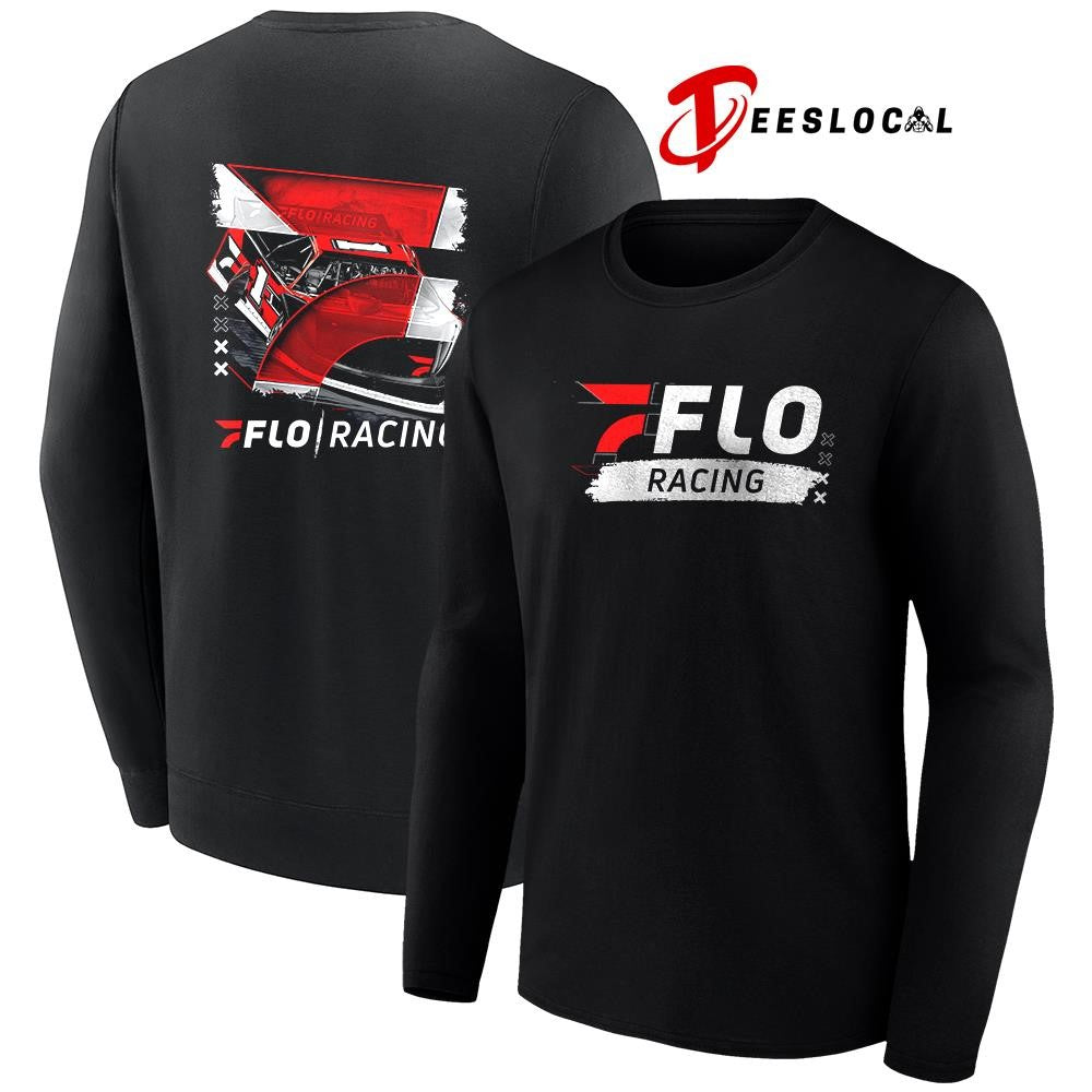 Flo racing car racing graphic shirt Unisex