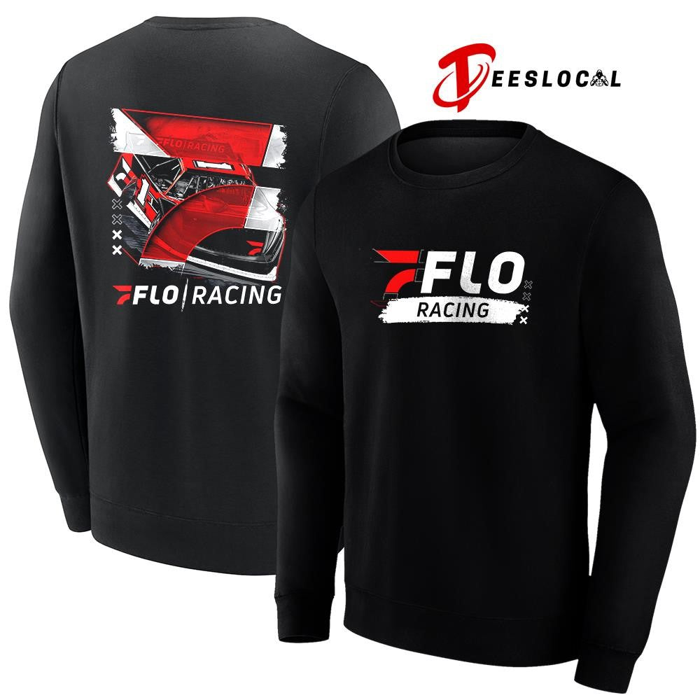 Flo racing car racing graphic shirt Unisex