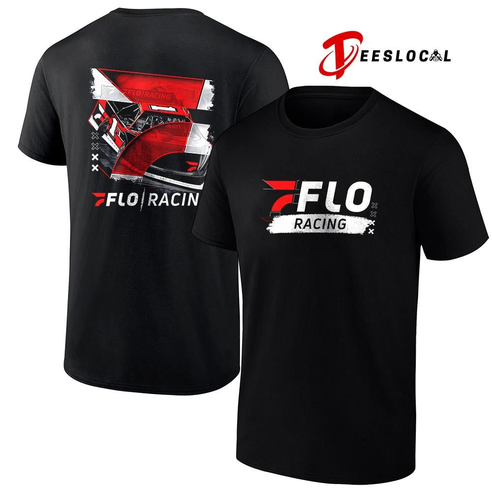 Flo racing car racing graphic shirt Unisex