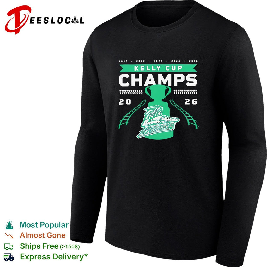 Florida Everblades Kelly Cup Champs 2012 2022 2023 2024 2026 ECHL hockey team shirt Unisex