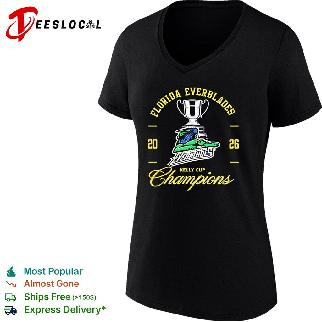 Florida Everblades trophy alligator 2026 Kelly Cup champions shirt Unisex