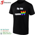 Fly the rainbow W pride flag shirt Unisex