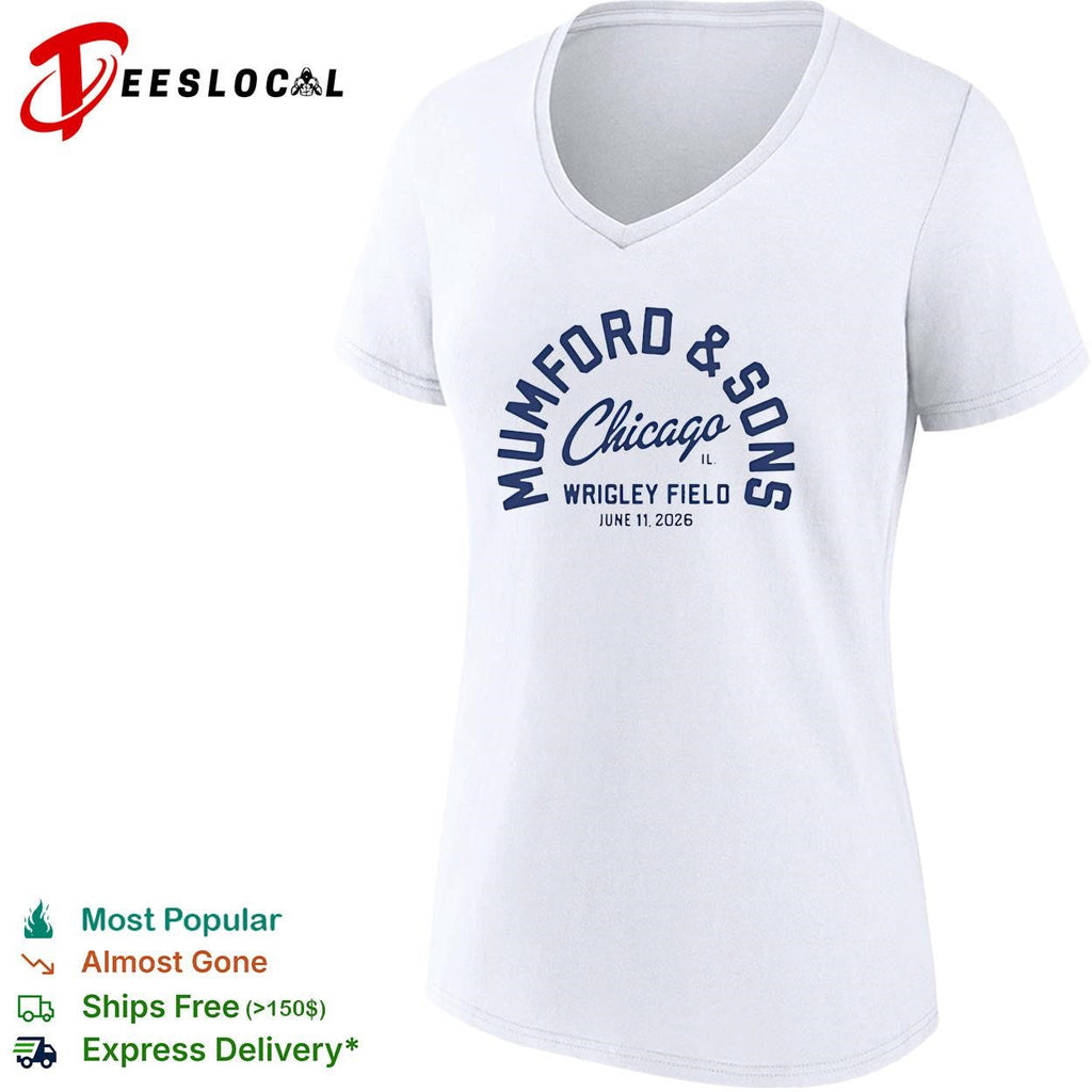 Folk rock band Chicago Wrigley Field June 11 2026 concert shirt Unisex