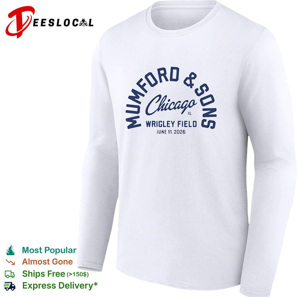 Folk rock band Chicago Wrigley Field June 11 2026 concert shirt Unisex