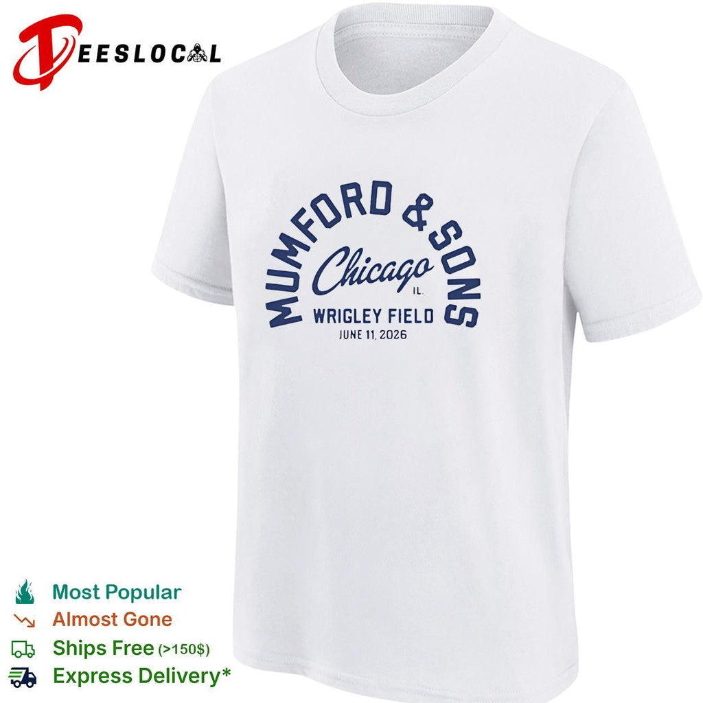 Folk rock band Chicago Wrigley Field June 11 2026 concert shirt Unisex
