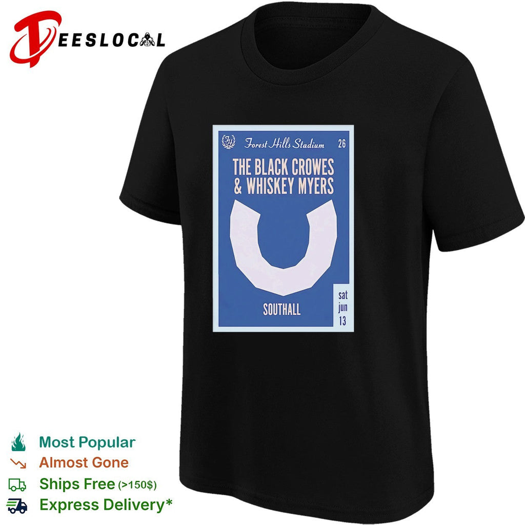 Forest Hills Two rock acts horseshoe Stadium June Southall concert poster art shirt Unisex