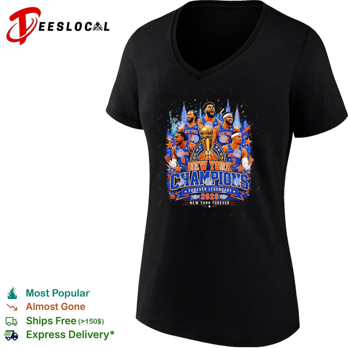 Forever legendary 2026 champions team trophy celebration poster shirt Unisex