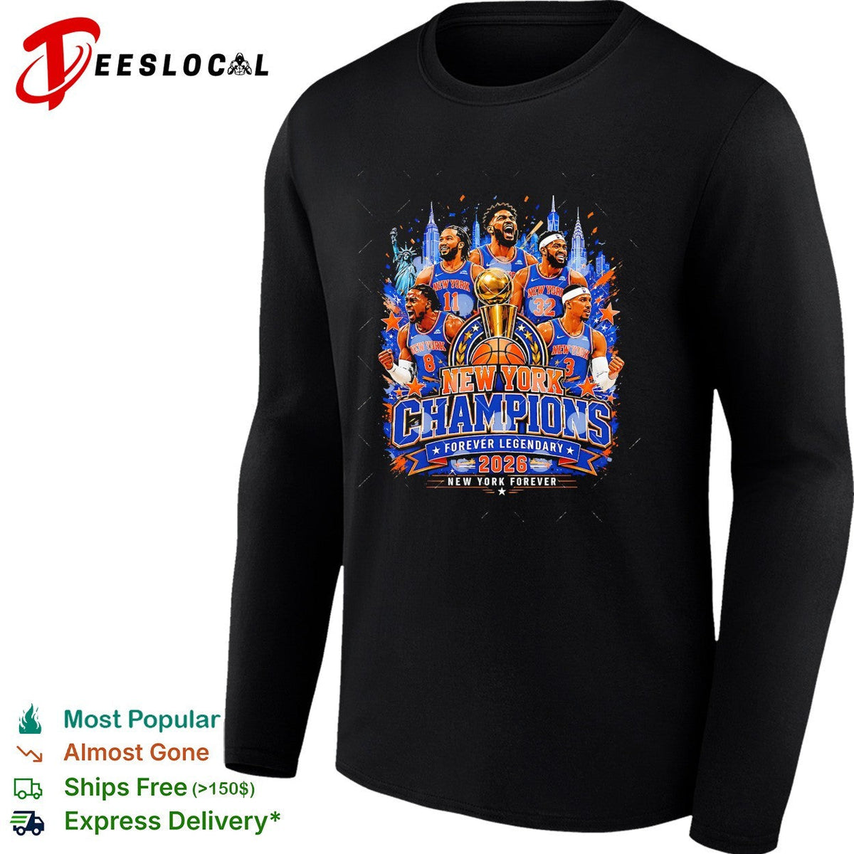 Forever legendary 2026 champions team trophy celebration poster shirt Unisex