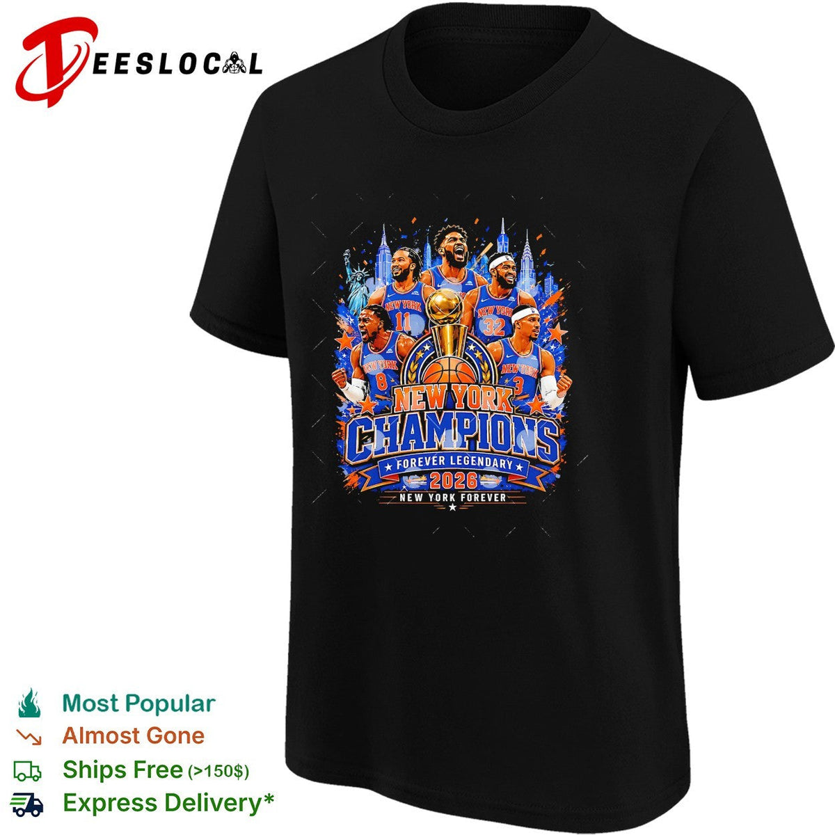 Forever legendary 2026 champions team trophy celebration poster shirt Unisex