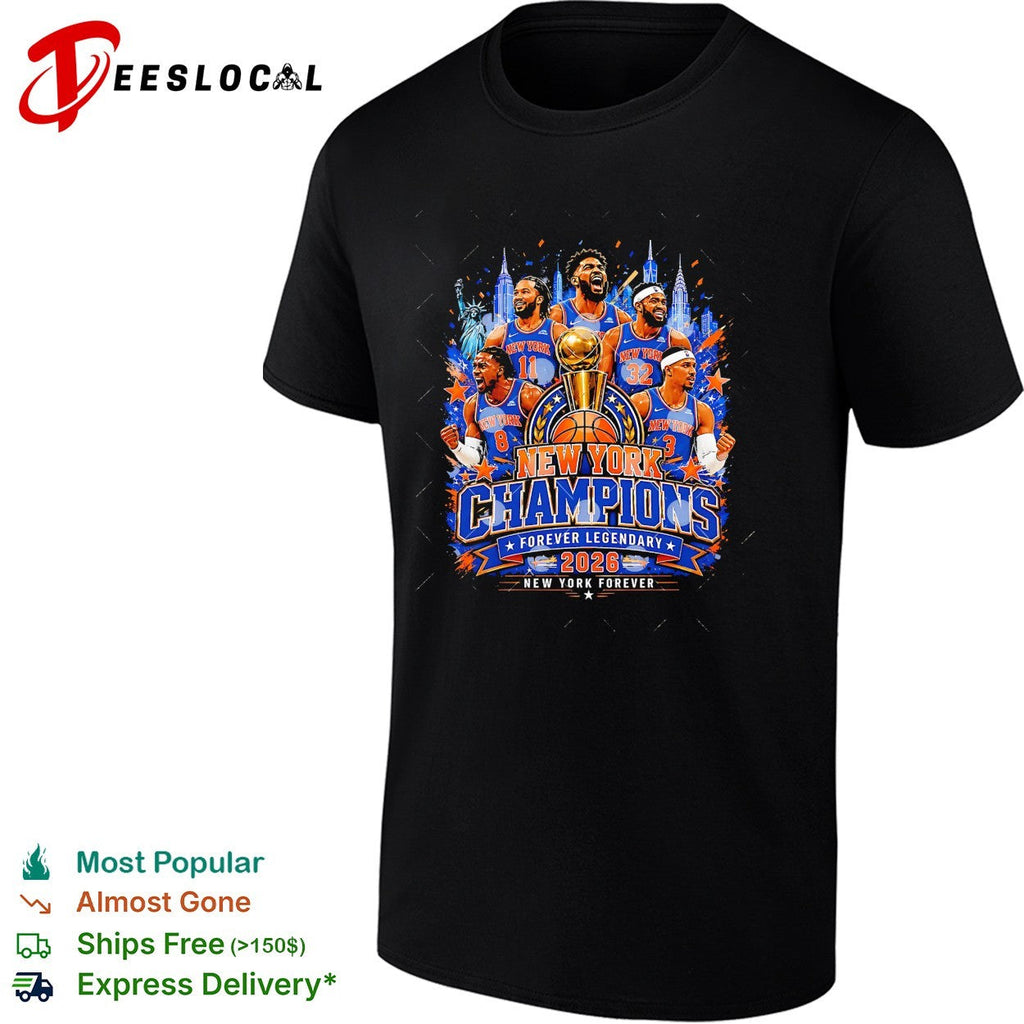 Forever legendary 2026 champions team trophy celebration poster shirt Unisex