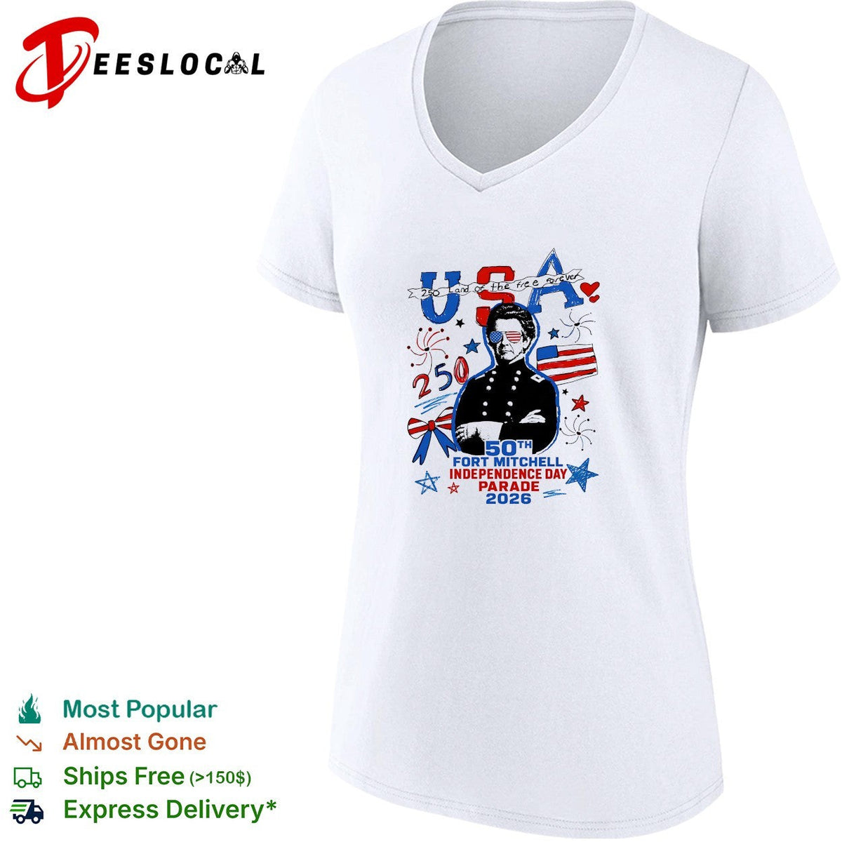 Fort Mitchell independence day parade 2026 shirt Unisex