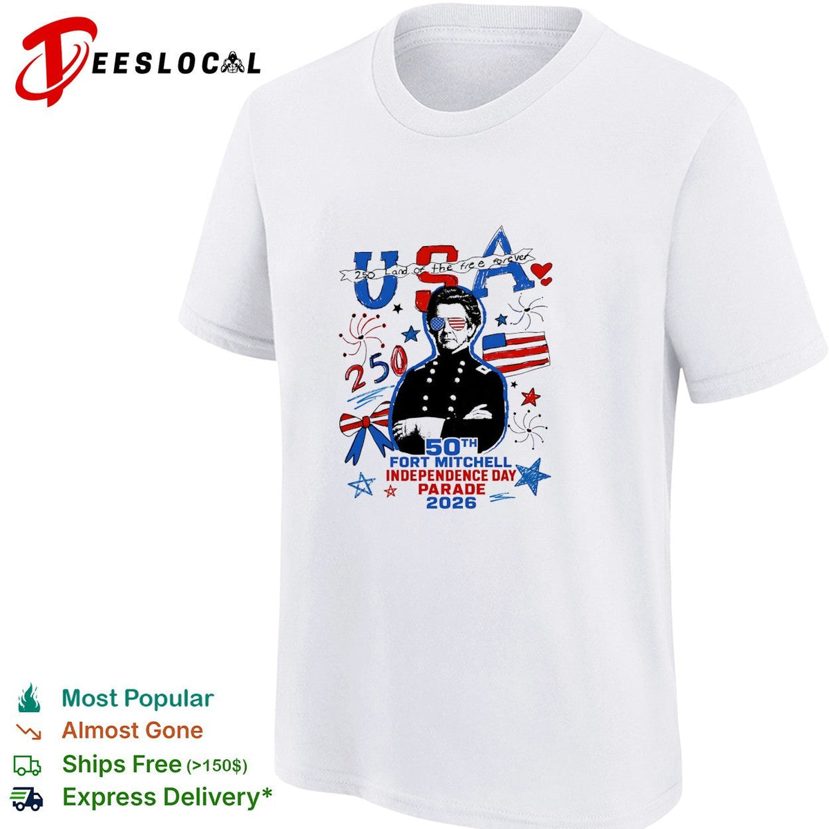 Fort Mitchell independence day parade 2026 shirt Unisex