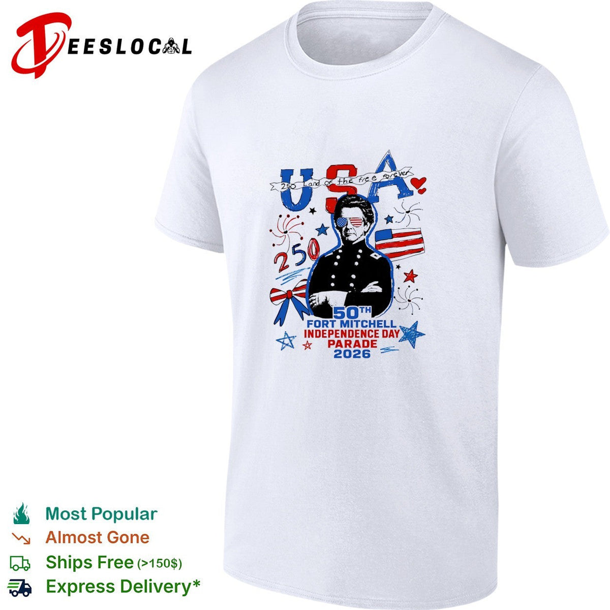Fort Mitchell independence day parade 2026 shirt Unisex