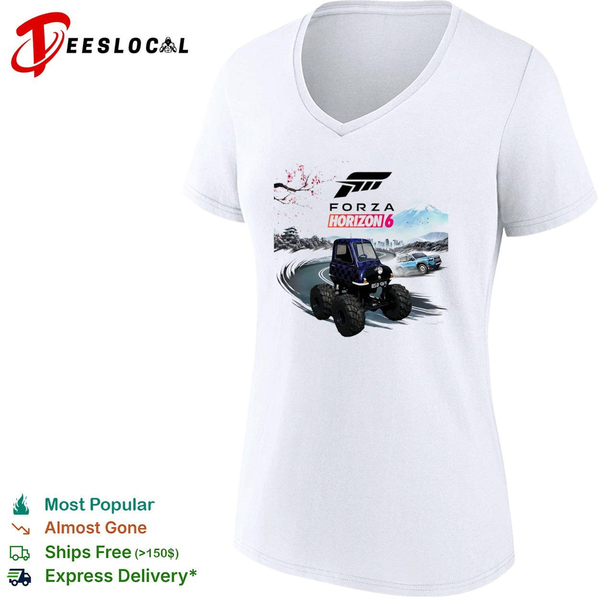 Forza Horizon 6 Peel P50 Monster Truck Japan Mountain Gaming shirt Unisex