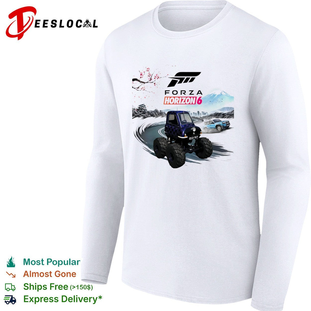 Forza Horizon 6 Peel P50 Monster Truck Japan Mountain Gaming shirt Unisex