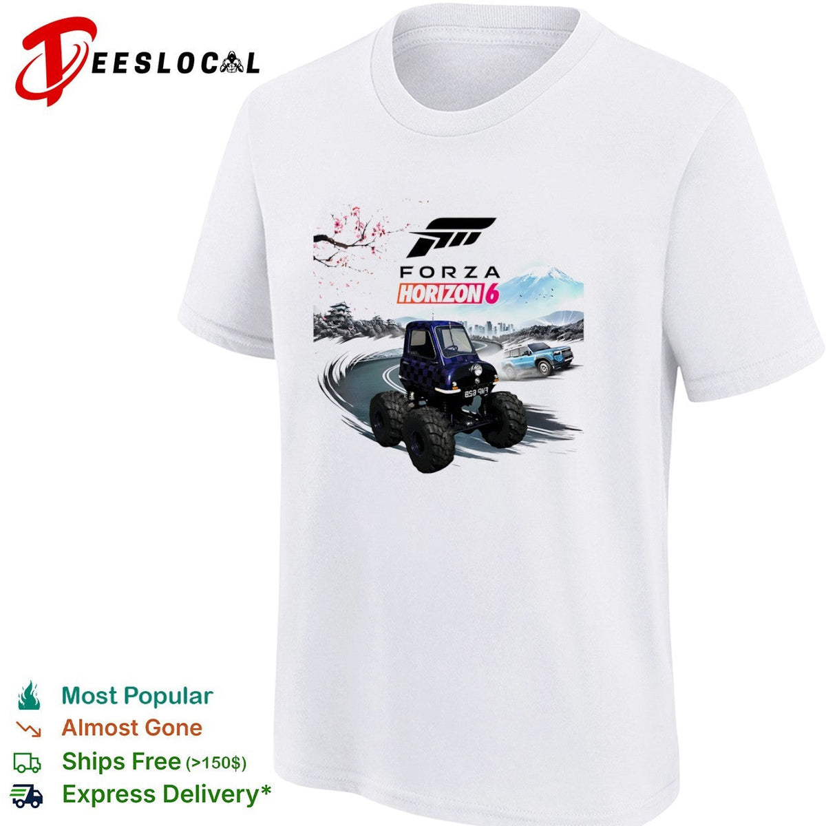 Forza Horizon 6 Peel P50 Monster Truck Japan Mountain Gaming shirt Unisex