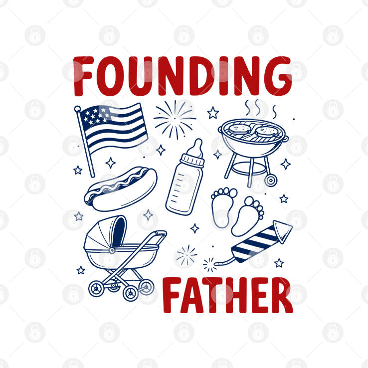 Founding Father 4th Of July Couple T Shirt Unisex
