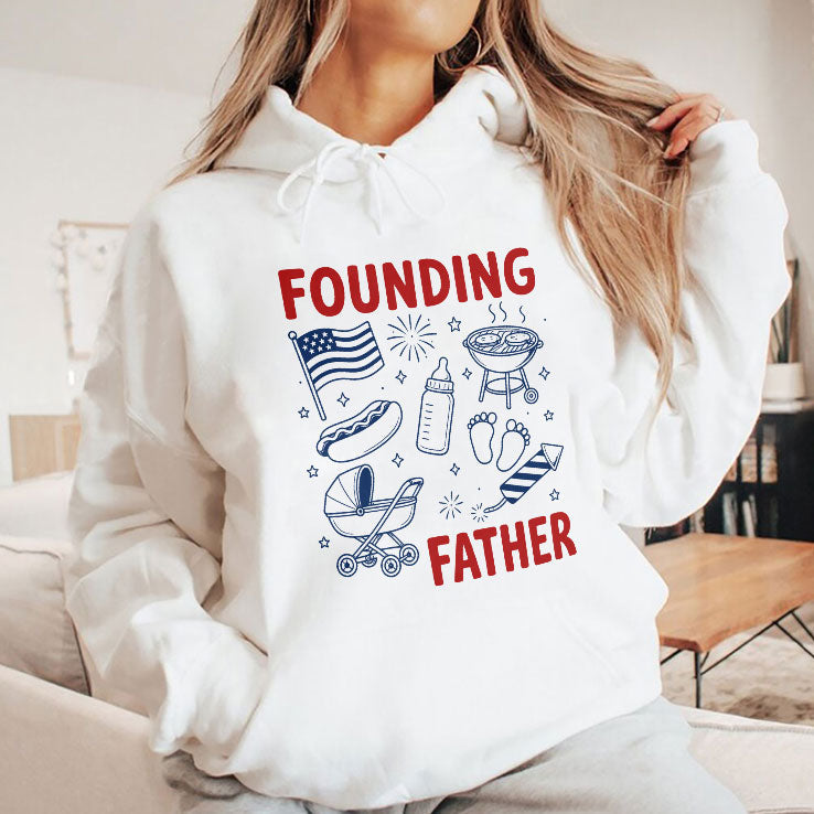 Founding Father 4th Of July Couple T Shirt Unisex