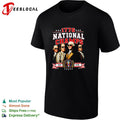 Founding fathers 1776 National Champs wearing sunglasses parody graphic shirt Unisex