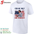 Fourth of July time to musk up tech billionaire parody USA flag fireworks shirt Unisex