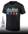 Fox Alien Castle Harp San Antonio Spurs NBA shirt Unisex