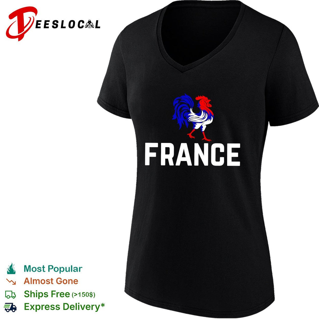 France rooster mascot strutting shirt Unisex
