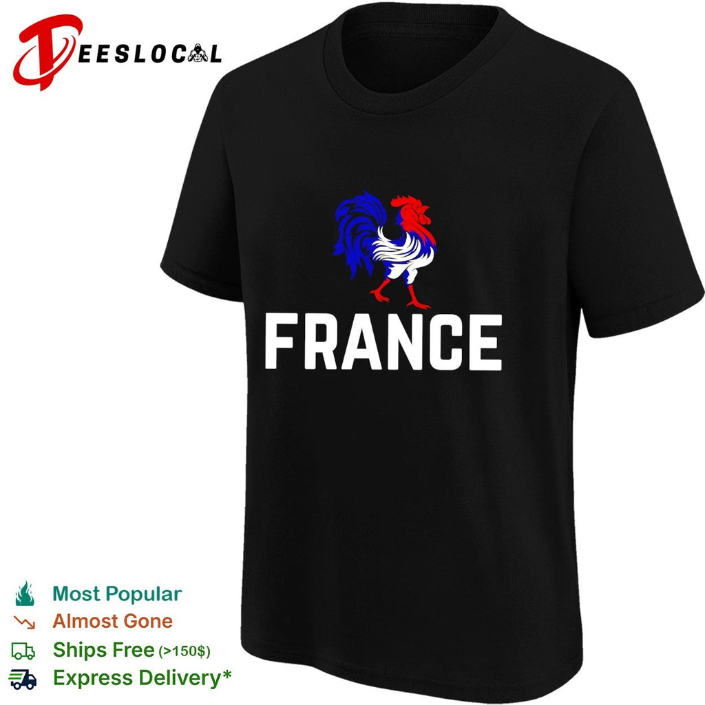 France rooster mascot strutting shirt Unisex