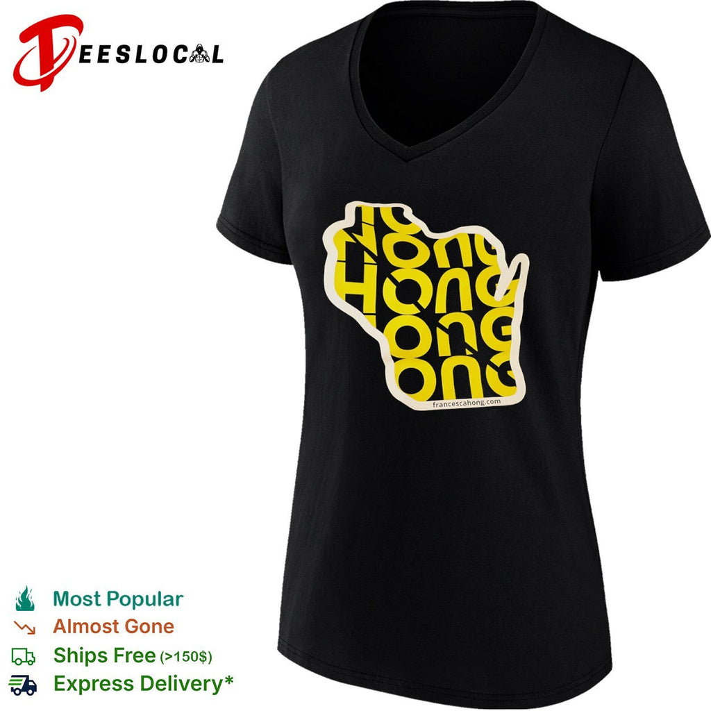 Francesca Hong Wisconsin State Map shirt Unisex