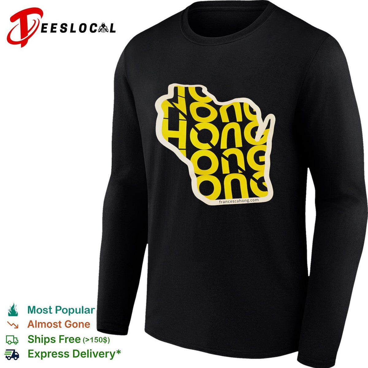 Francesca Hong Wisconsin State Map shirt Unisex