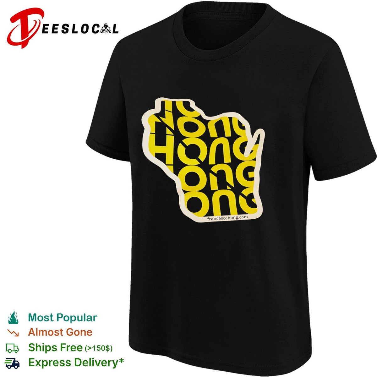 Francesca Hong Wisconsin State Map shirt Unisex