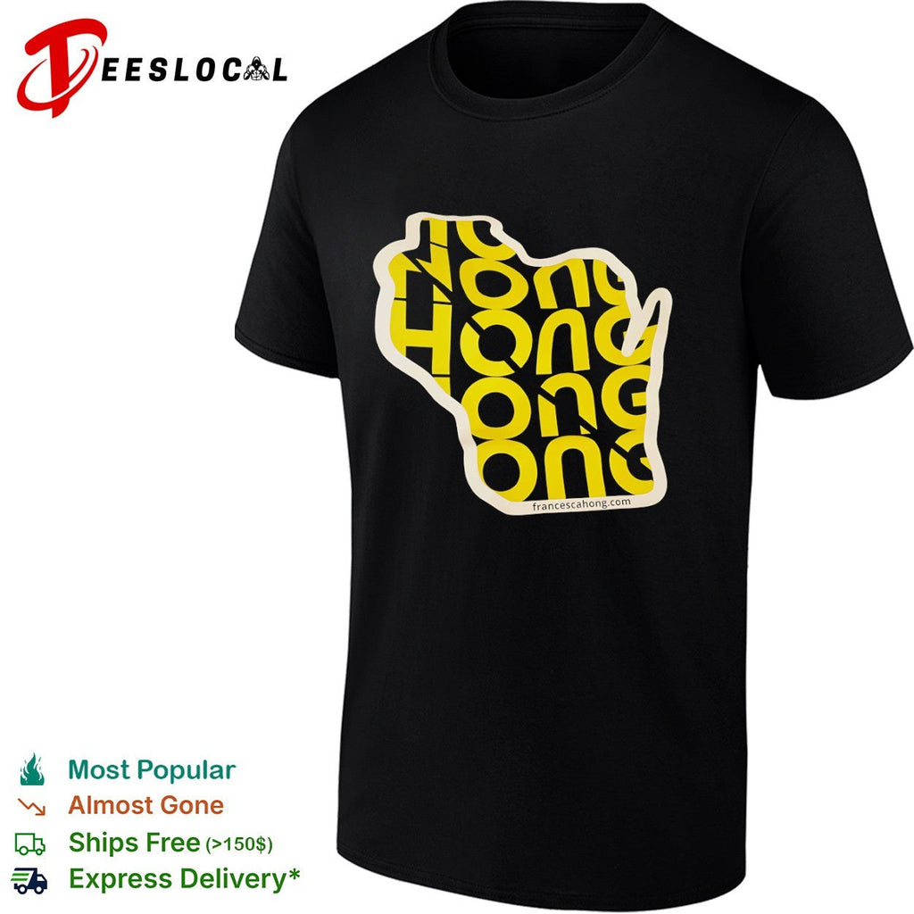 Francesca Hong Wisconsin State Map shirt Unisex