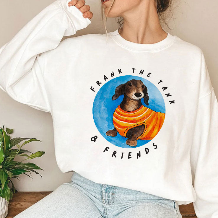 Frank The Tank & Friends Dachshund T Shirt Unisex